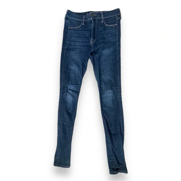 Hollister Denim - Hollister Women’s High-Rise Jean Legging Size 3R (26x28) Dark Wash Denim